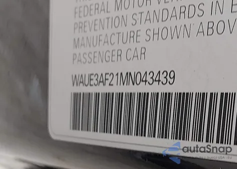 2021 Audi A6 Premium Plus 45 Tfsi Quattro S Tronic/Sport Premium Plus 45 Tfsi Quattro S Tronic z USA, uszkodzony, nr VIN WAUE3AF21MN043439
